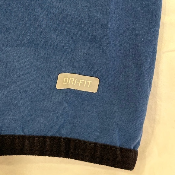 Nike Dri-FIT 3/4 Zip Performance Top - Blue - Picture 2 of 4